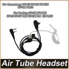 Air Tube Headphone Headset Mobile Earphone With Mic for Baofeng