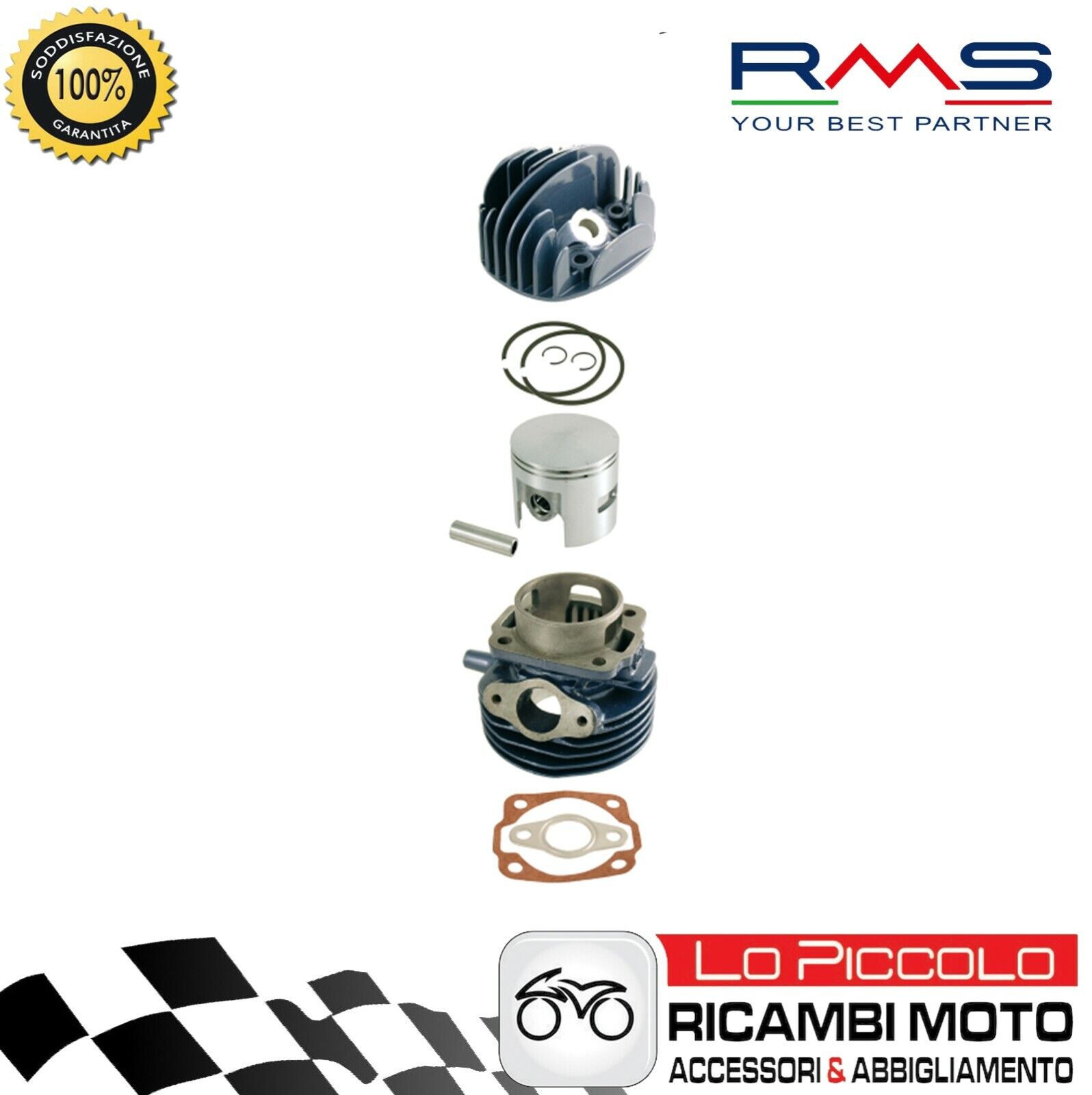 Set Now free shipping Thermal Unit Cylinder RMS Selling rankings D.50 Modification 50 Vespa X Pk 90