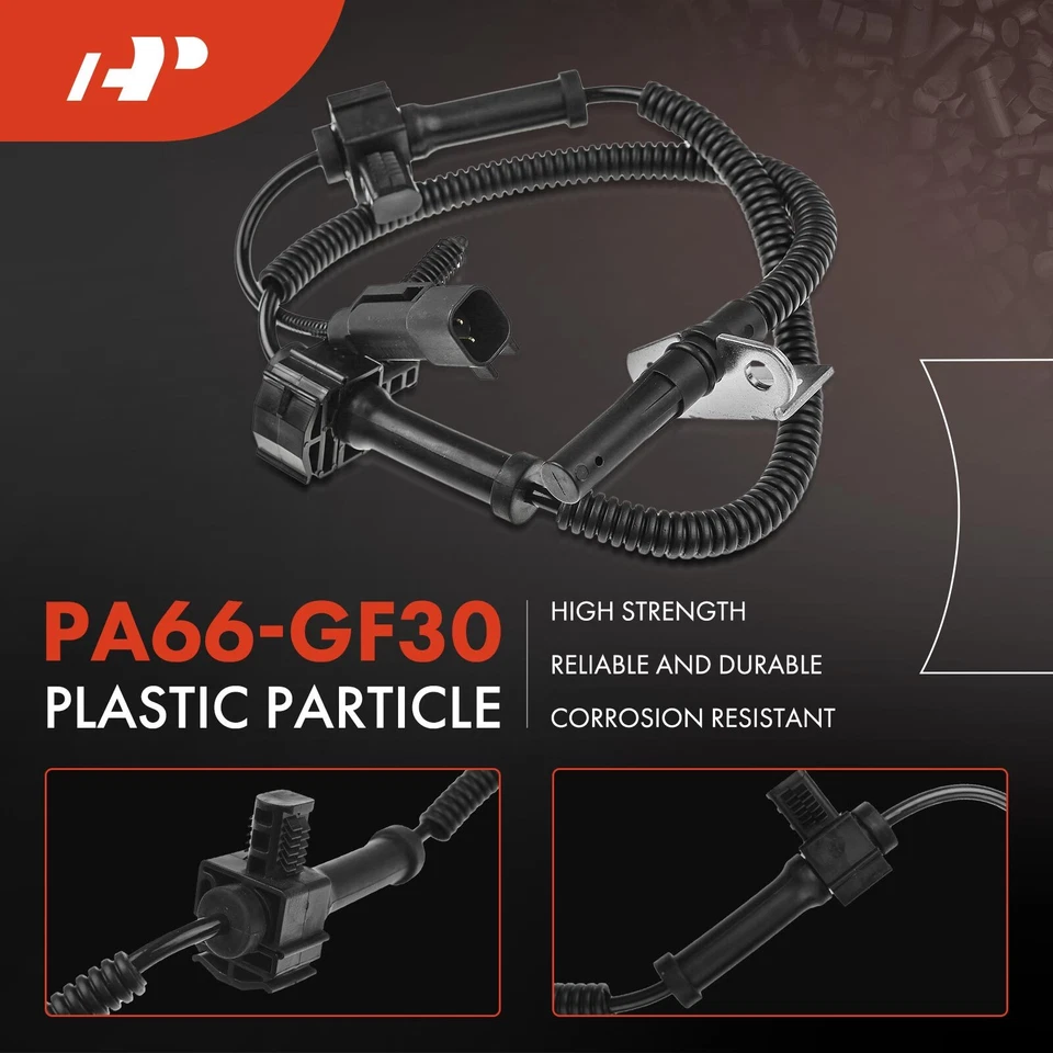 Sensor de velocidade de roda ABS traseira 2 peças para GMC Sierra 3500 HD Chevy Silverado 3500 HD - Imagem 4 de 4