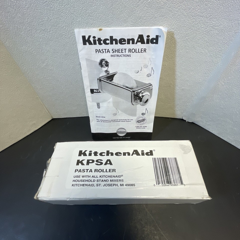 Kitchen Aid Stand Mixer Attachment Pasta Sheet Roller KPSA Pasta Maker eBay