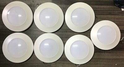 (LOT OF 7) Progress Lighting Emblem Surface LED White Diffused P810014-028-30