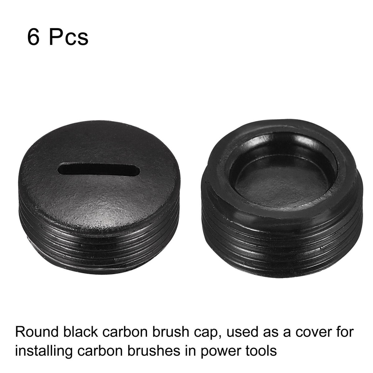 Heyiarbeit Carbon Brush Holder Caps – 20mm OD, 5-Piece Set For Power Tool Motors