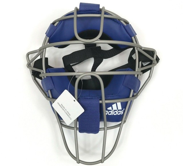 NWT Adidas PS Pro Issue Blue Catchers Mask Baseball Gear Umpire Mask