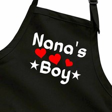 Love Apron Cooking Barking Grill BBQ Home Chef Gift Printed Letter Nana's Boy