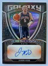 2020-21 Panini Obsidian JASON KIDD Galaxy Auto Electric Etch Orange # 20/25 NETS
