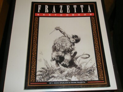 Frazetta Sketchbook vol I　Frank Frazetta FRAZETTA SKETCHBOOK VOL. 1 J. DAVID SPURLOCK FLEXIBOUND, 2013 VG