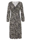 Brand New Ex Wallis Spot Snake Print Long Sleeve Jersey dress Sizes 8-18