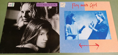 LOT 2x BOY MEETS GIRL - Reel life + Namensgeber LP 33 Runden