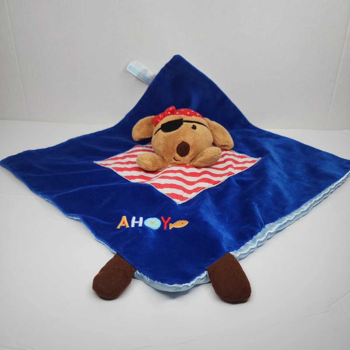 Kids Preferred Puppy Dog Sailor Pirate Ahoy Baby Security Blanket Lovey |  eBay