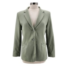 Vintage Pendleton Womens 8 Jacket Virgin Wool Sage Green Suit Blazer Career