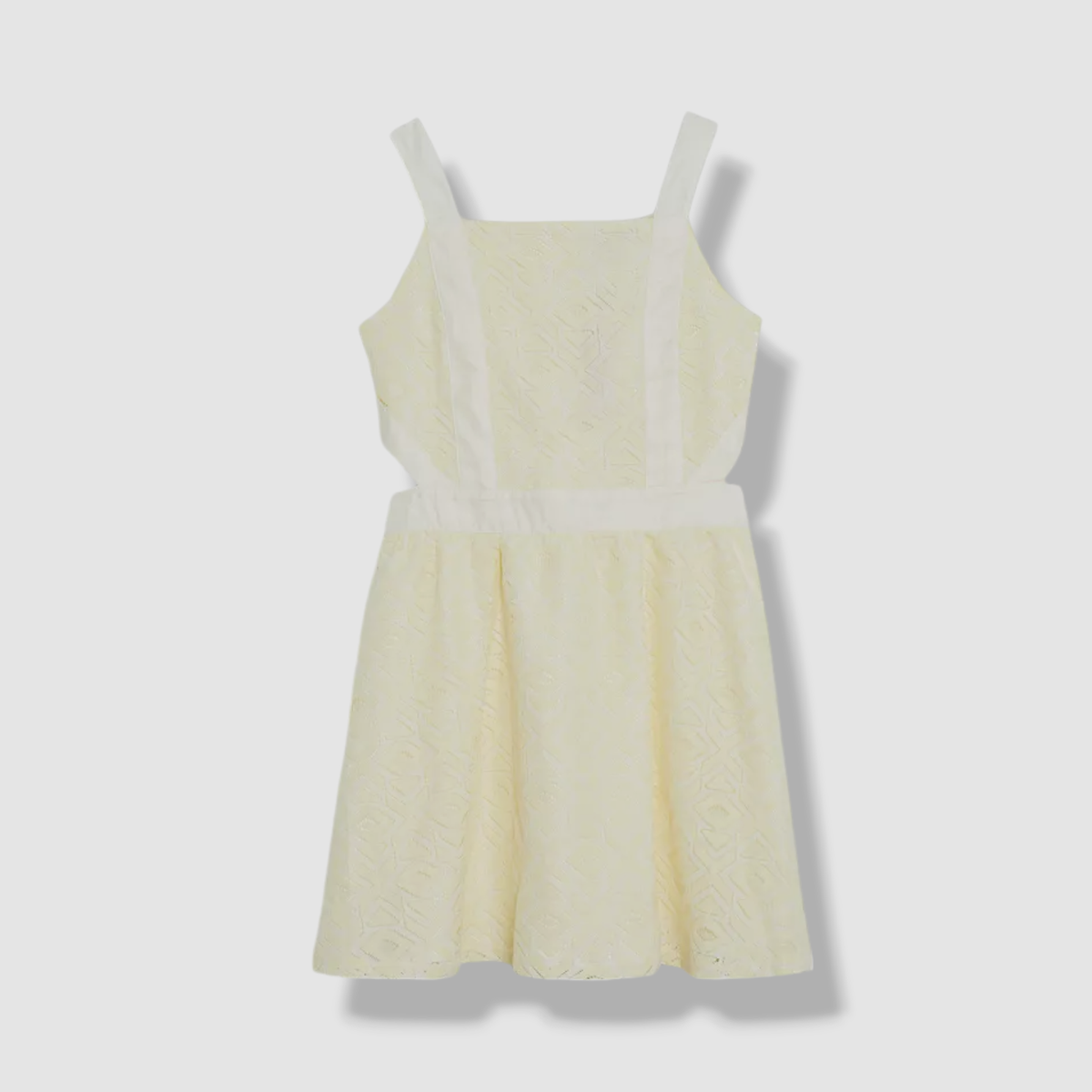 bcbg yellow lace dress BCBGMAXAZRIA Lace Women's Yellow for sale