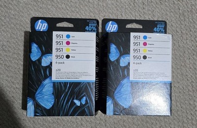 X1 HP 6ZC65AE 950/951 Drucker Tintenpatronen - Schwarz/Cyan/Magenta/Gelb 4er Pack