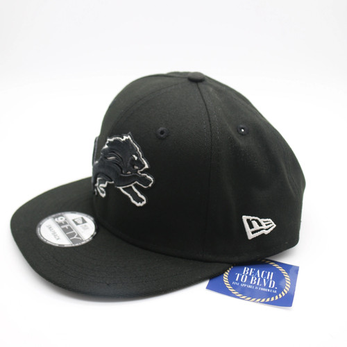 Casquette snapback New Era Detroit Lions noir et blanc 9FIFTY 950 - Photo 6/7