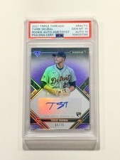 2021  Triple Threads Rc Auto Amethyst  RC/75 Tarik Skubal PSA/DNA 10 💎 💎POP1