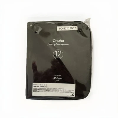 Ohuhu Mokauea 12 marker Pack + 1 Colorless Blender Alcohol Marker Set