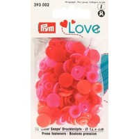 NäHfrei-DruckknöPfe Love Color Snaps Rot Vario Zange Werkzeug-Set Prym 393002