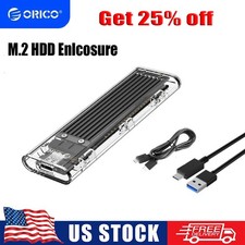 ORICO M.2 NVME SSD Case Solid State Drive Enclosure 10Gbps To C M.2 Adapter TCM2