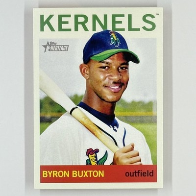 Byron Buxton 2013 Topps Heritage Minor League #100 Cedar Rapids Kernels