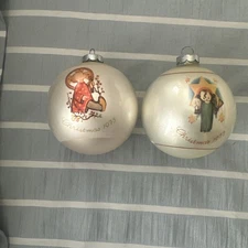 1975 & 1977 Christmas Ornaments The Schmid Collection By Sister Berta Hummel