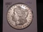 1885-S MORGAN DOLLAR CHOICE AU NICE POPULAR BETTER DATE SHIPS FREE