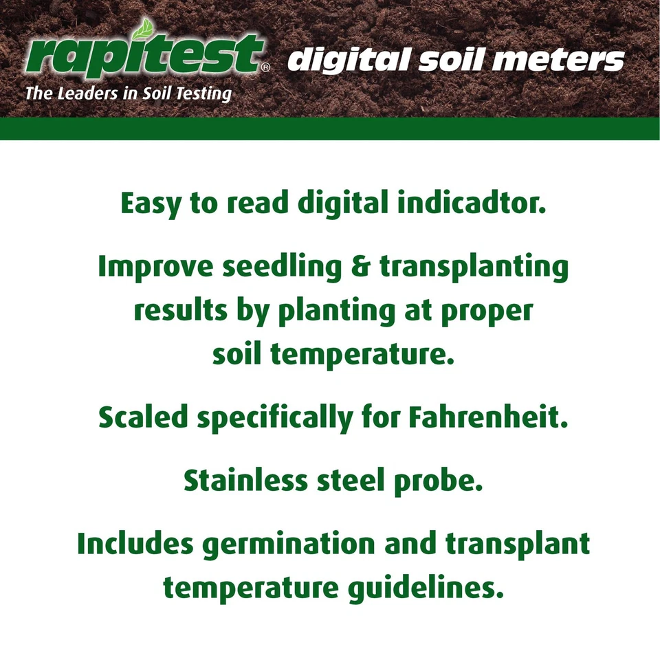 Luster Leaf 1625 цифровой почвенный термометр - Изображение 3 из 4