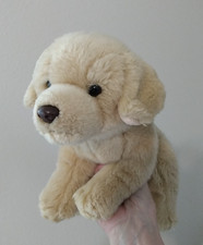 Toys R Us Plush 12"Golden Retriever Yellow Lab Realistic Stuffed Animal 2012