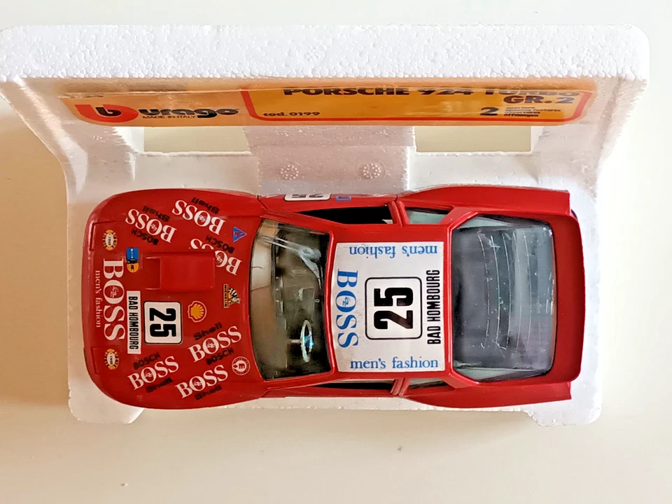PORSCHE 924 TURBO GR.2 - BURAGO  cod.0199 - scala 1/24 - con scatola - Immagine 3 di 4