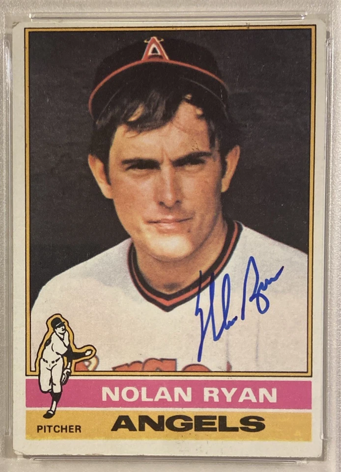 1976 Topps Nolan Ryan Signed Baseball Card #330 PSA/DNA 10 Certified Auto HOF - Image 2 of 4
