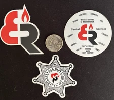 Vintage Mining Decals Elk Run Coal Co Lot Of 3