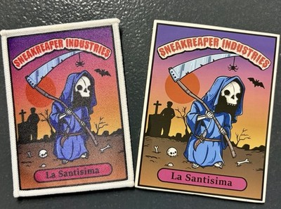 Sneakreaper Industries La Santisima hook & loop patch / Sticker 