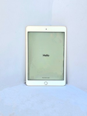 Apple iPad Mini (3rd Gen) 7.9'' A1599 128GB Wi-Fi Only Gold Tested And Works!