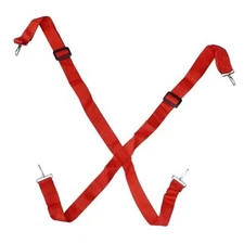 Zorfeter Adjustable Marching Snare Drum Sling Strap, Nylon Double Shoulder 