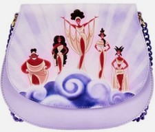Bolso Bandolera Loungefly: Disney - Hercules Musas Nubes Nuevo con Etiquetas