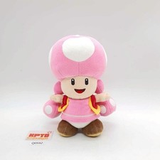 Toadette Q592 Super Mario AC33 Sanei Plush 7.5" Stuffed Toy Doll Japan