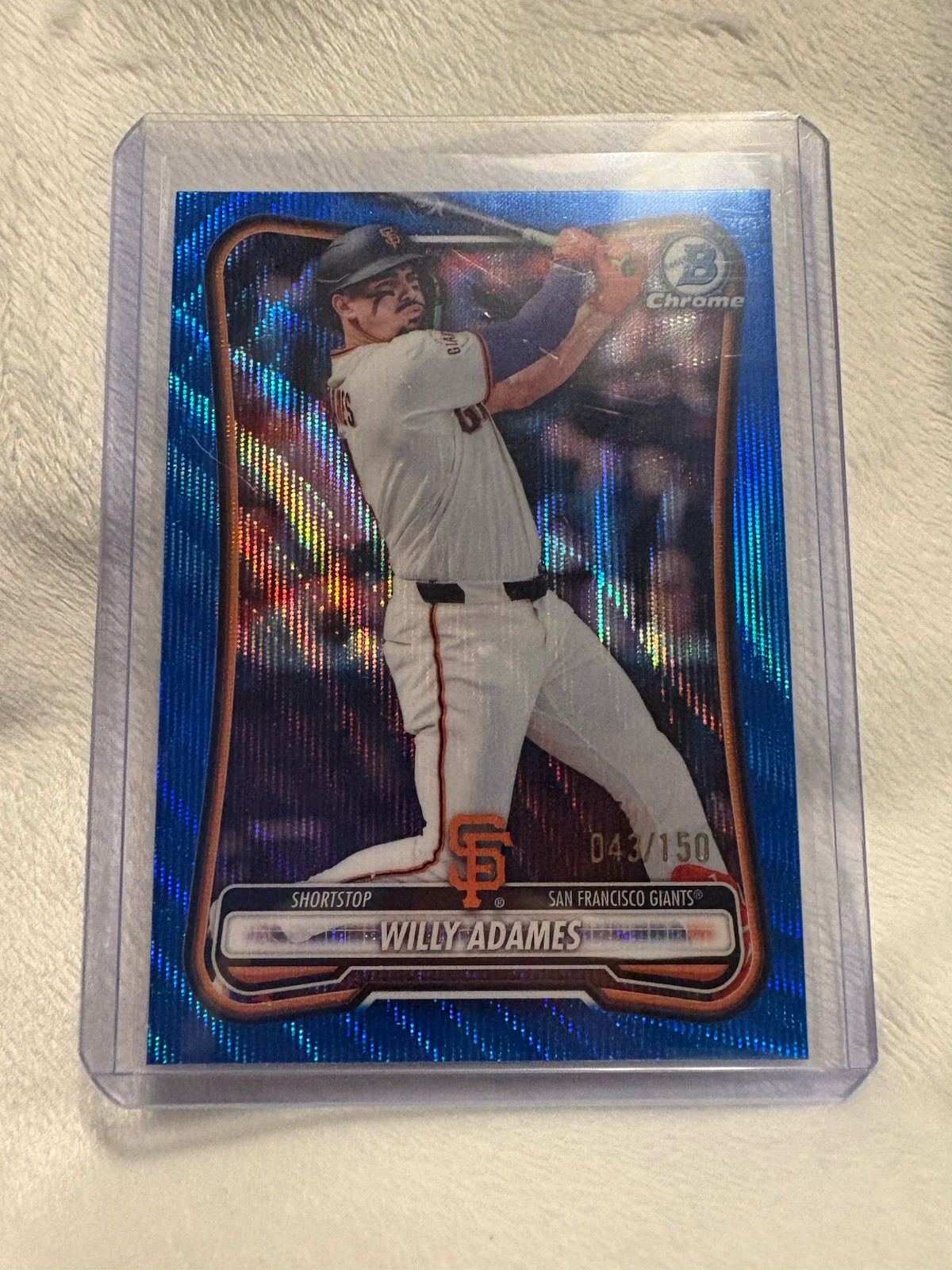 2026 Bowman Chrome BLUE REFRACTOR/150 Willy Adames San Francisco Giants  #69