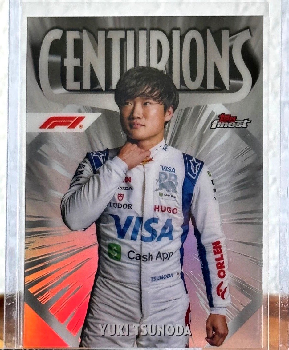 2024 Topps Finest Formula 1 Yuki Tsunoda Centurions CEN-17 💥🏁