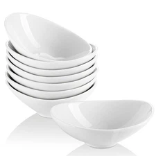 Dipping Bowls, 3 oz White Dip Bowl Set of 8, Mini Charcuterie Board Bowls, So...