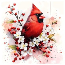 Cardinal Paint by Numbers Kit for Adults, Cardinal Paint by Numbers for Adullts