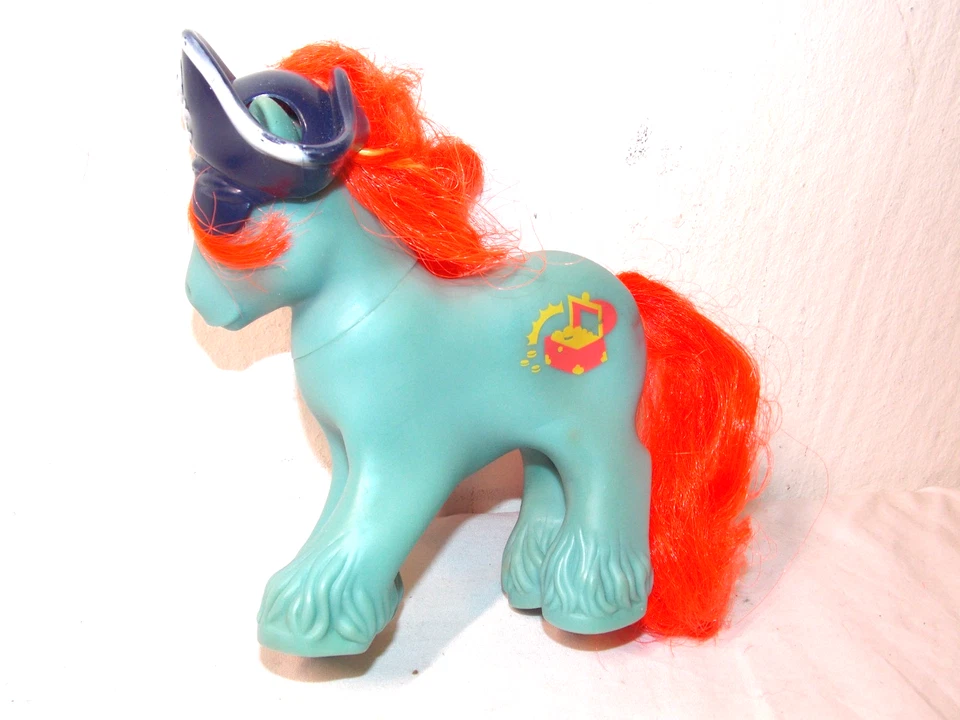 Hasbro My Little Pony Big Brother Barnacle Pirate 1987 y cepillo de mariposa G1 Foto 3 de 4
