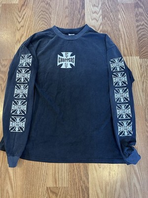 West Coast Choppers Long Sleeve Shirt Black Men's Size Large | eBay
