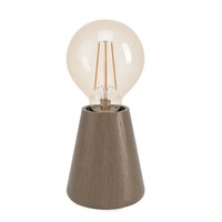 Eglo Tischleuchte Asby Dunkelbraun 10 X 8,5 Cm E27 Lampen