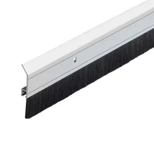 0.25 In. X 36 In. Silver Brush Aluminum Screw-On Door Sweep Door Weatherstrippin