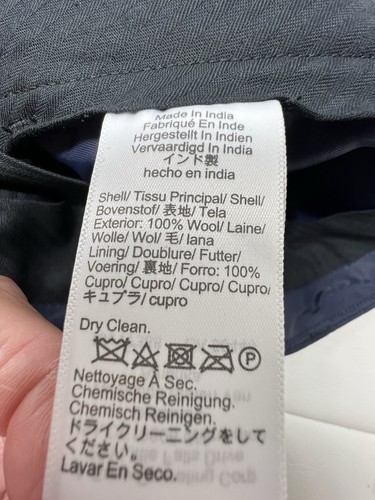 J.Crew Ludlow Slim-fit suit pant in Italian worsted wool NWT Dk navy sz 32x34 - Picture 5 of 5