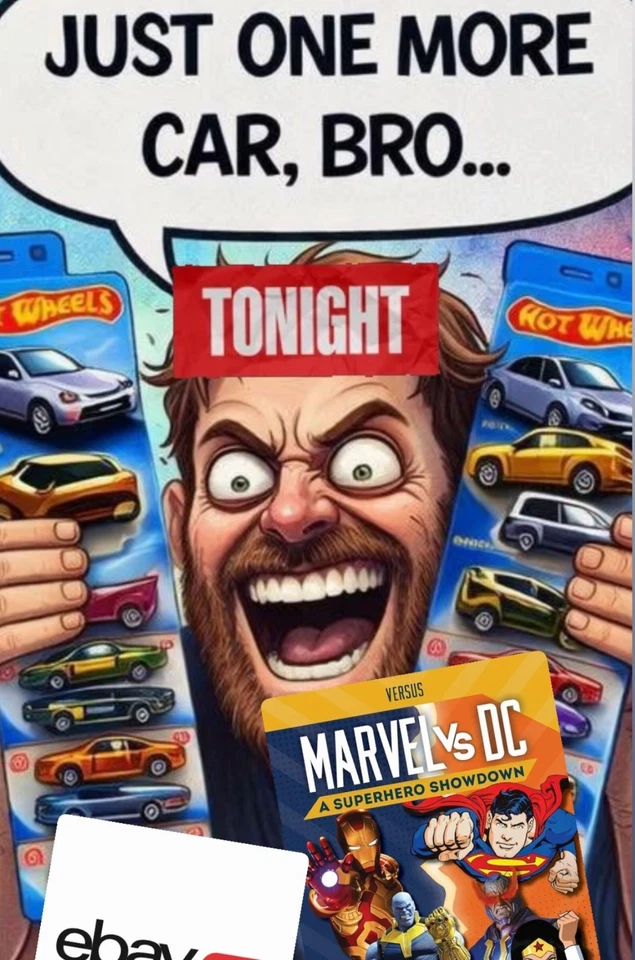 COMICS N HOT WHEELS NIGHT
