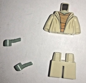 LEGO Star Wars Clone Wars Yoda Minifigure Pieces - NO HEAD -  sw0446