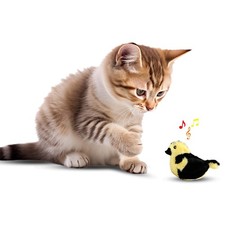 SPOT Song Birds Cat Toy- Touch Activated Singing Catnip Toy 5 in, Assorted