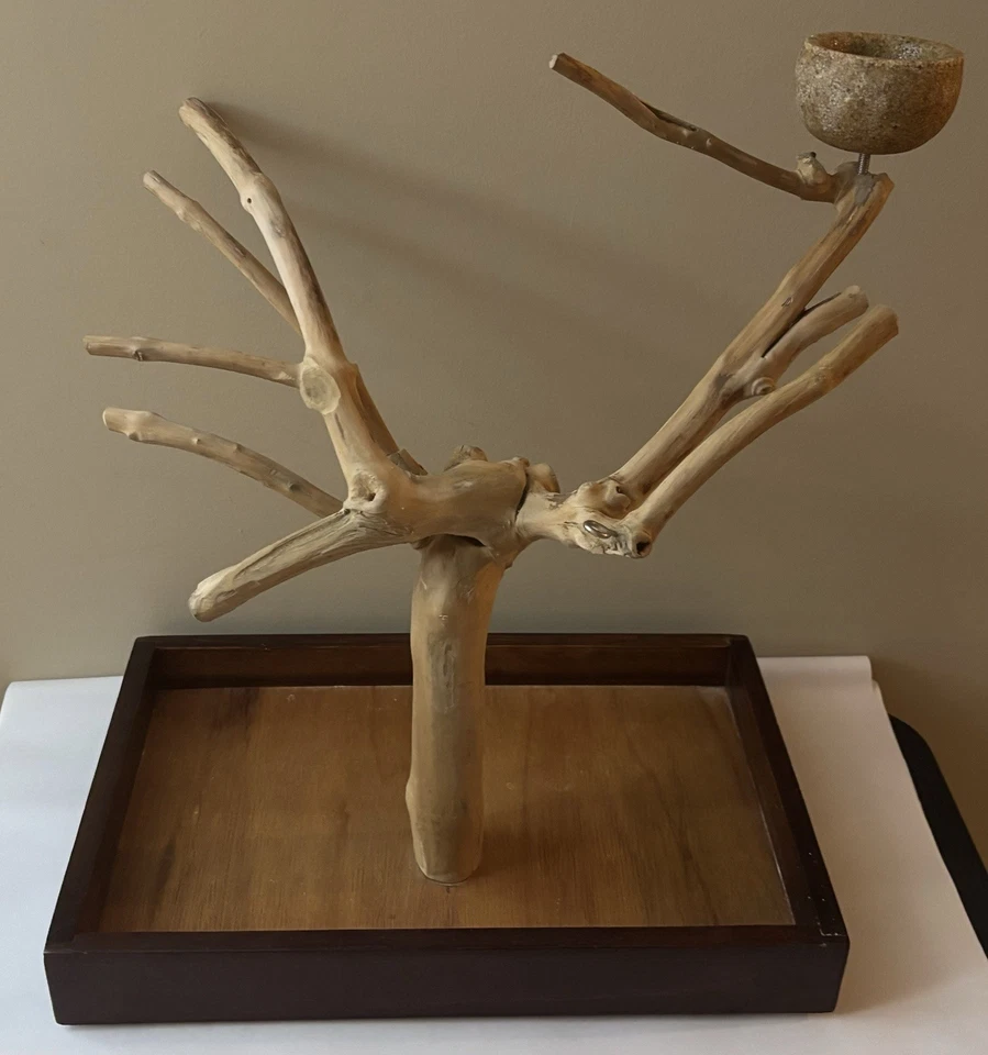 Java Tree Minis Medium Table Top Stand Playstand For Birds - Image 2 of 4