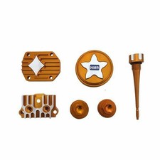 Performance Motordeckel Set Gold Dirt Bike Pit Bike Monkey Kinder Quad HMParts