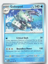 Pokemon TCG Golisopod 026/086 ME04: Chaos Rising NM