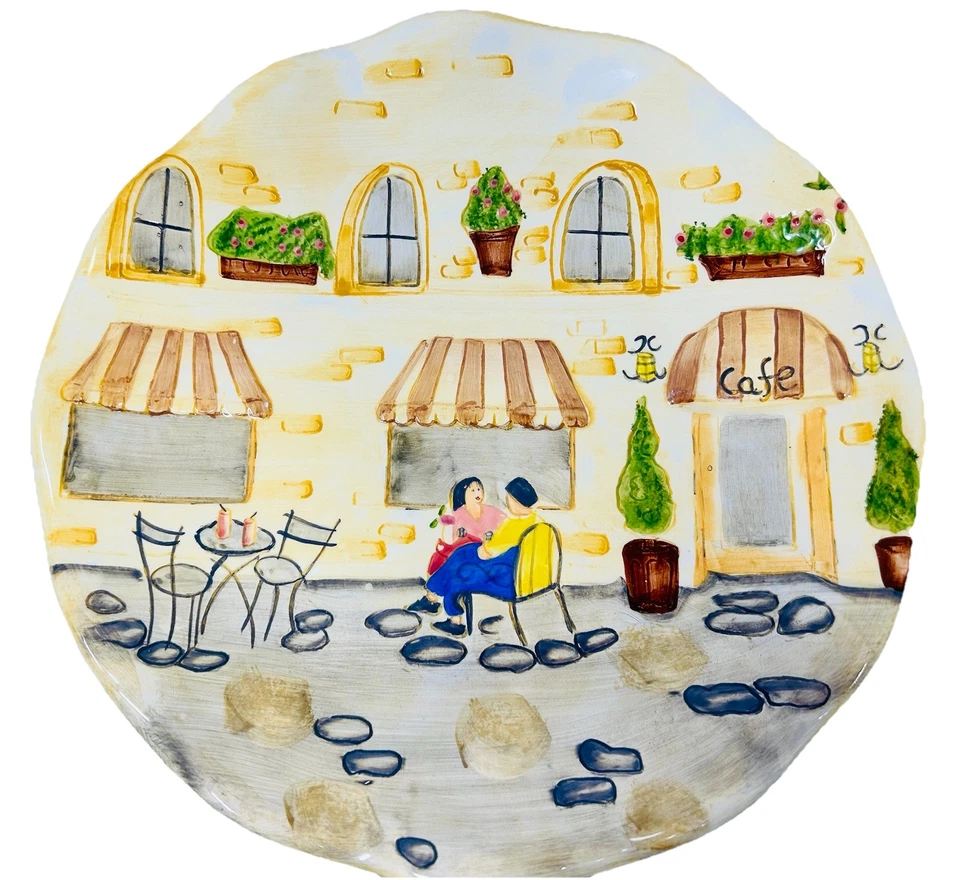 BELLA CASA by Ganz 10 Inch Cafe Plate 3D - Image 2 of 4